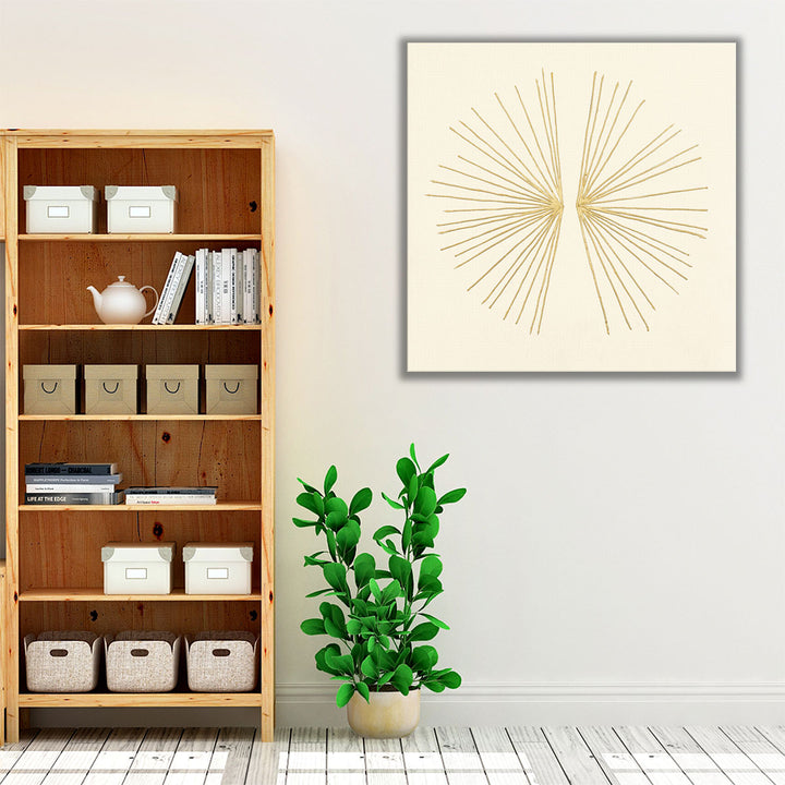 Golden Burst I - Canvas Print Wall Art