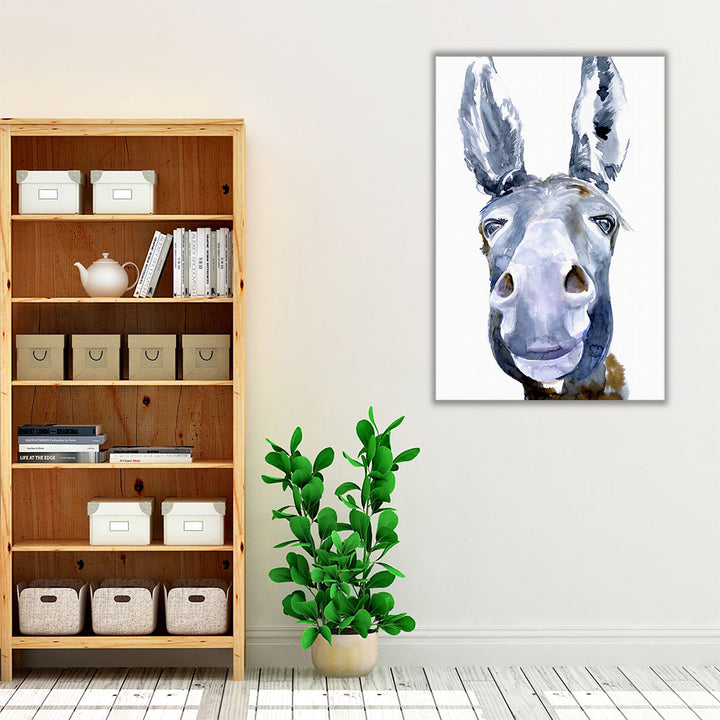 Sweet Donkey I - Canvas Print Wall Art