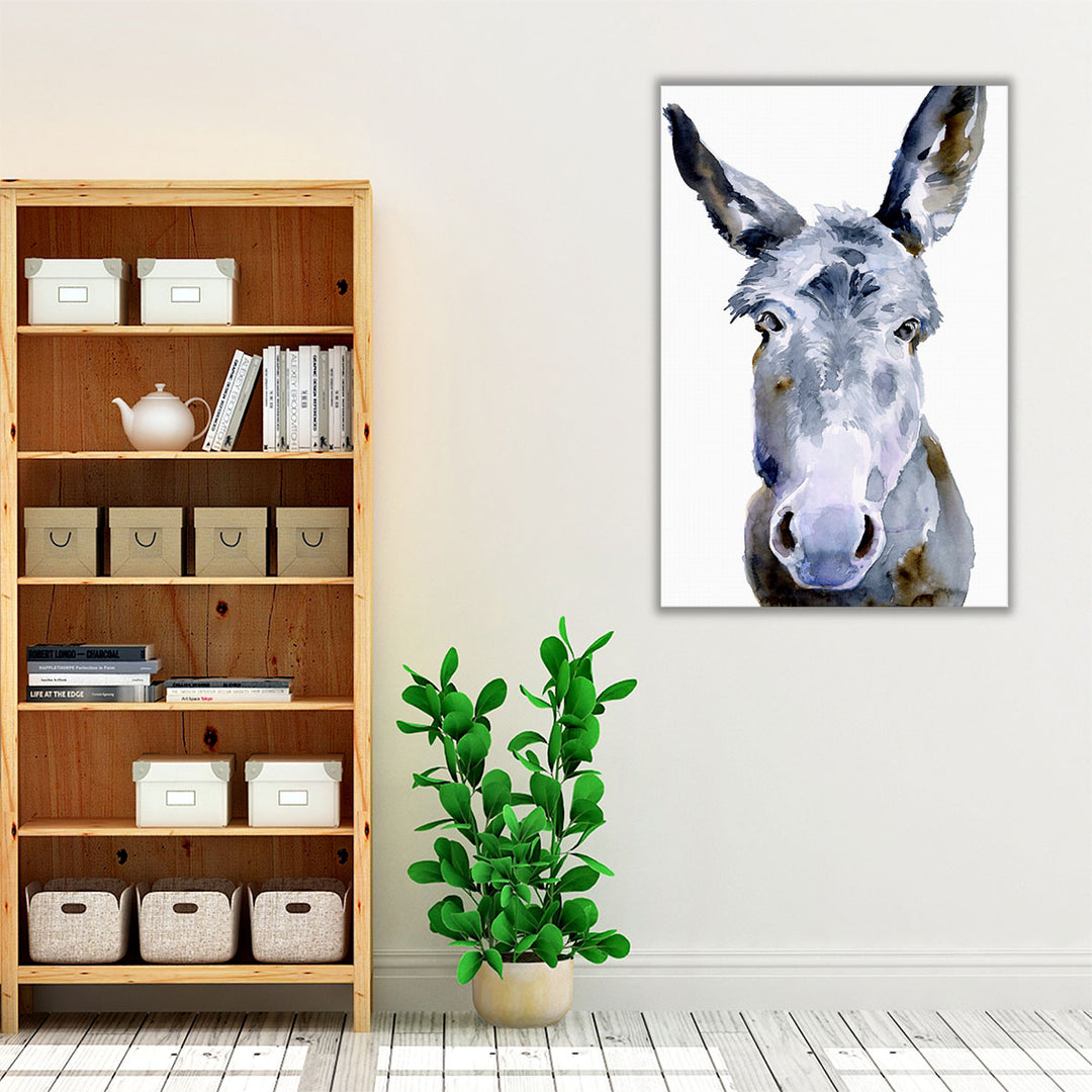 Sweet Donkey II - Canvas Print Wall Art