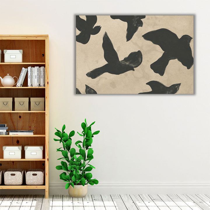 Antique Flock I - Canvas Print Wall Art