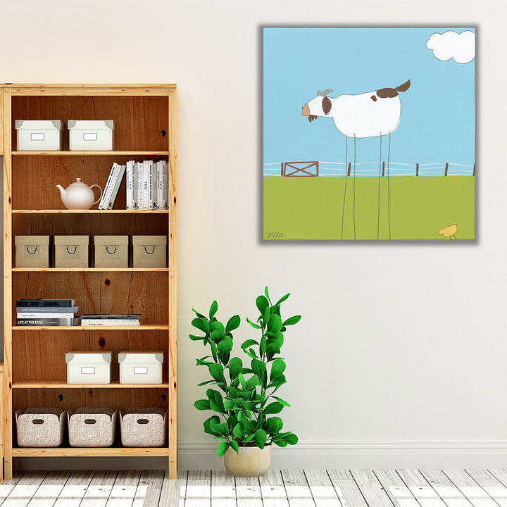 Stick-leg Goat II - Canvas Print Wall Art