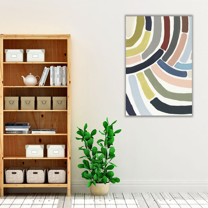 Mosaic Curve II - Canvas Print Wall Art