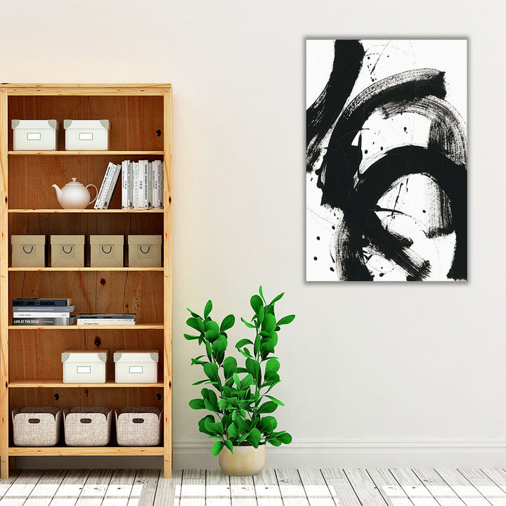 Onyx Gesture II - Canvas Print Wall Art