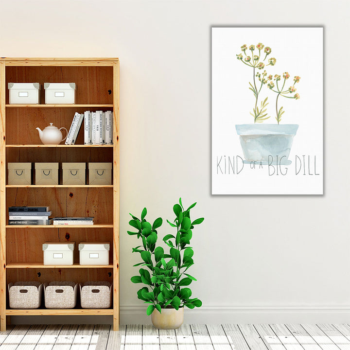 Punny Plant III - Canvas Print Wall Art