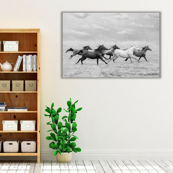 Horse Run I - Canvas Print Wall Art