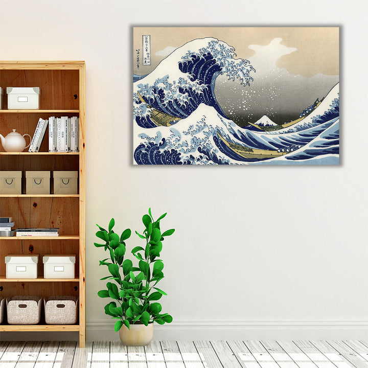 The Great Wave at Kanagawa, 1829 - Canvas Print Wall Art