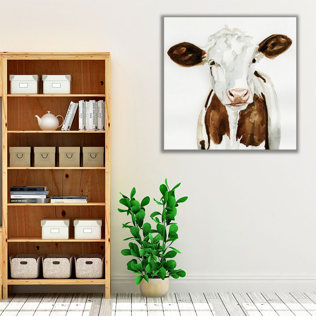 Cow Gaze I - Canvas Print Wall Art