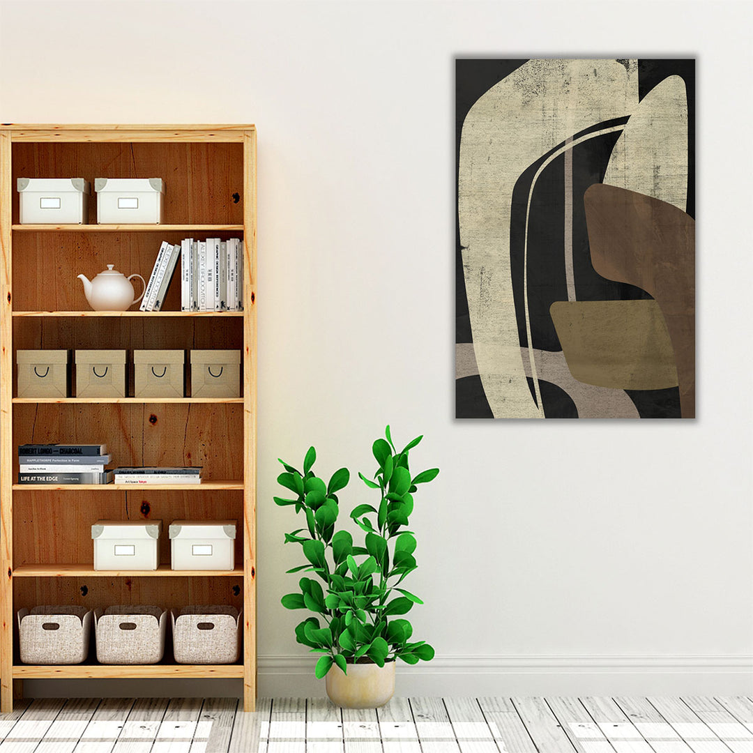 Retro Form Collage I - Canvas Print Wall Art