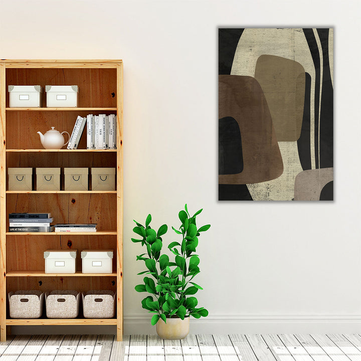 Retro Form Collage II - Canvas Print Wall Art