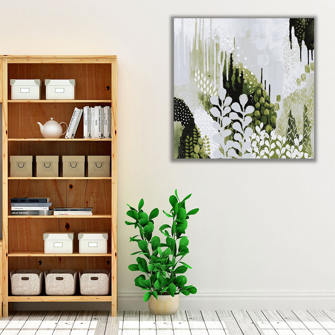 Forest II With Green - Canvas Print Wall Art