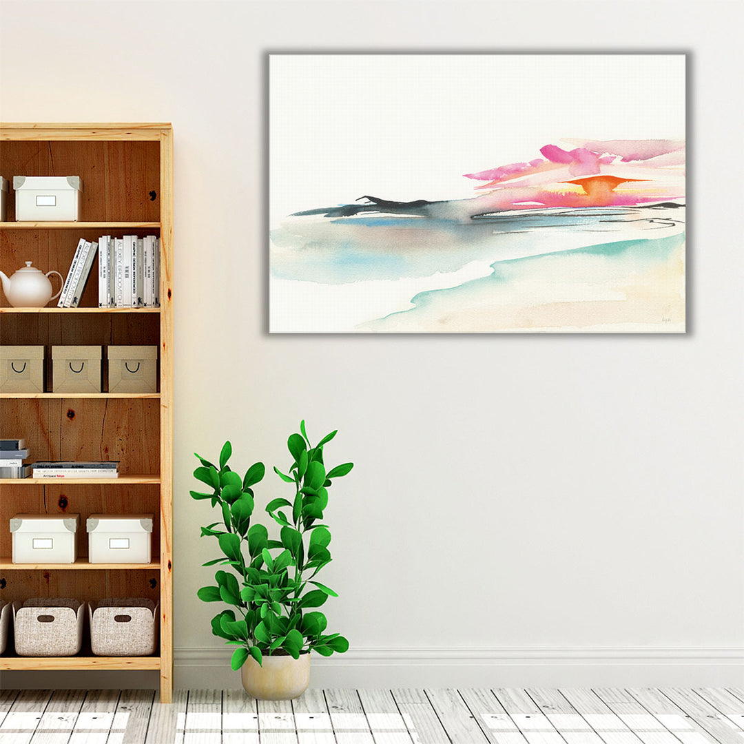 Coastal Sunset - Canvas Print Wall Art