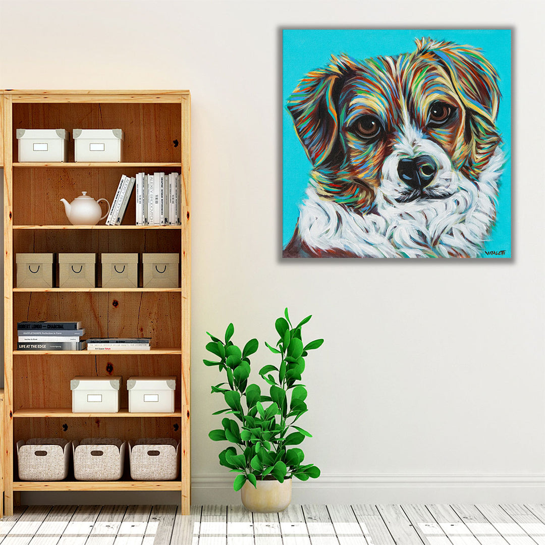 Island Dog II - Canvas Print Wall Art