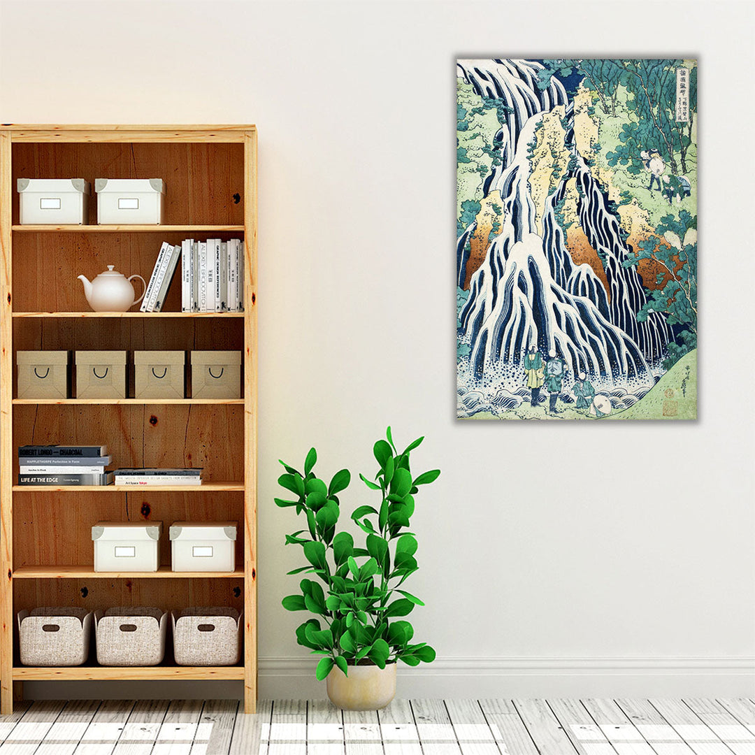 Kirifuri Fall On Kurokami Mount - Canvas Print Wall Art