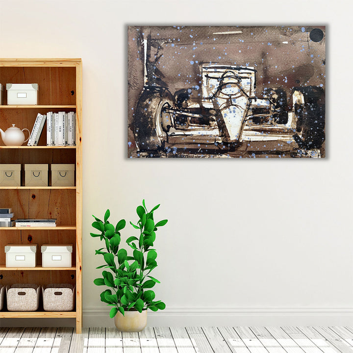 Brown Racecar - Canvas Print Wall Art