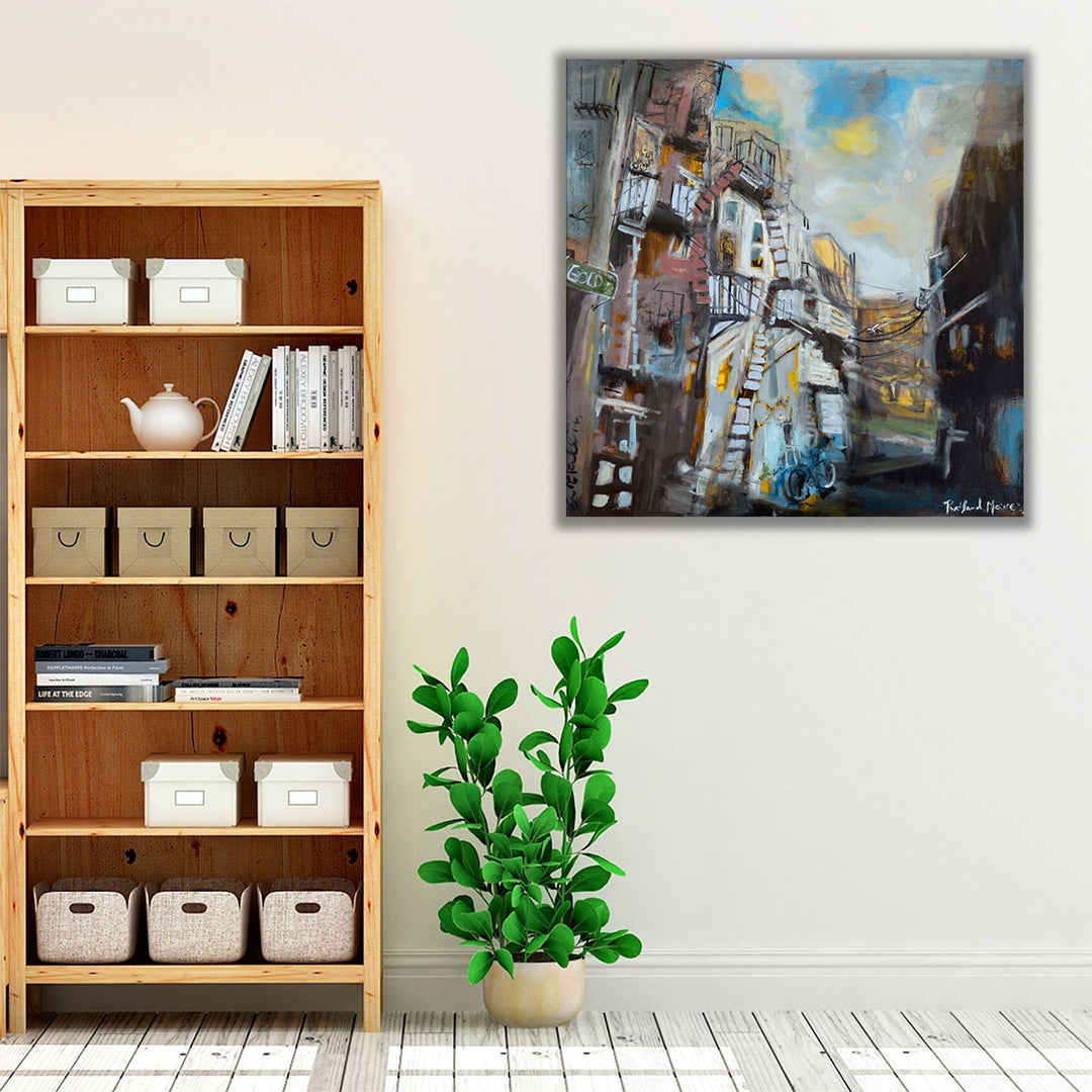 Streets of Portland II - Canvas Print Wall Art