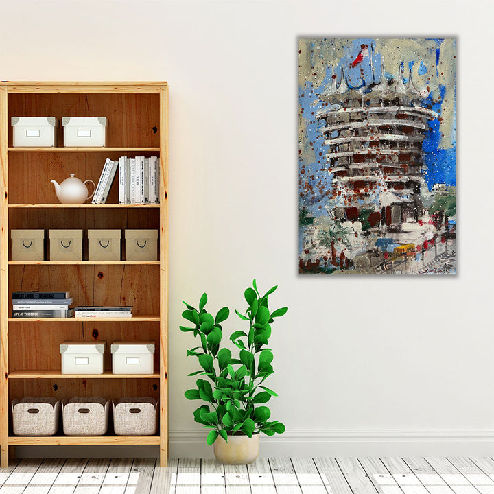 Bahrain Track Tower - Canvas Print Wall Art