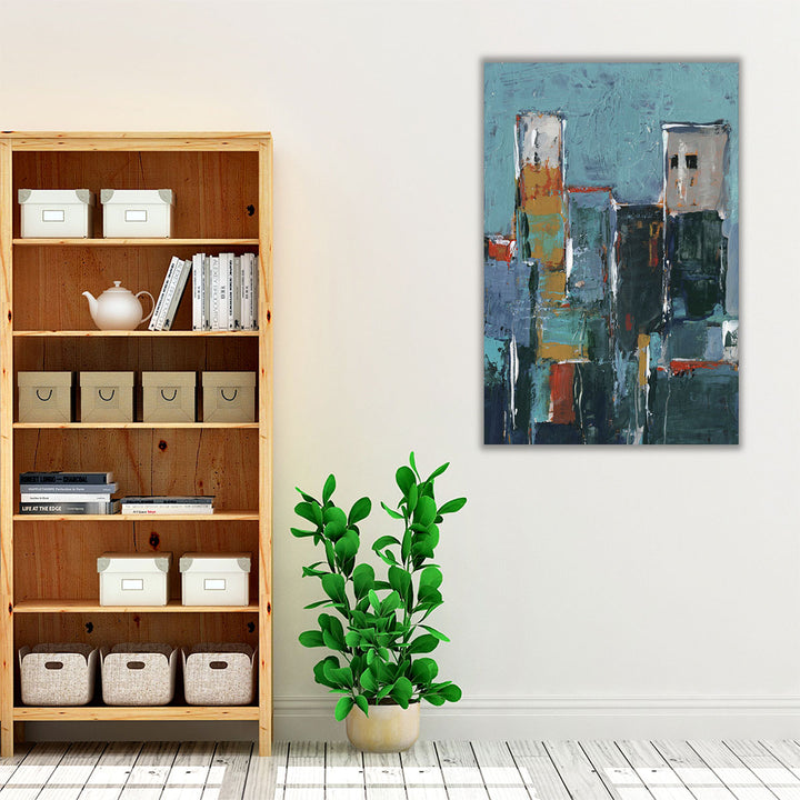 Primary City I - Canvas Print Wall Art