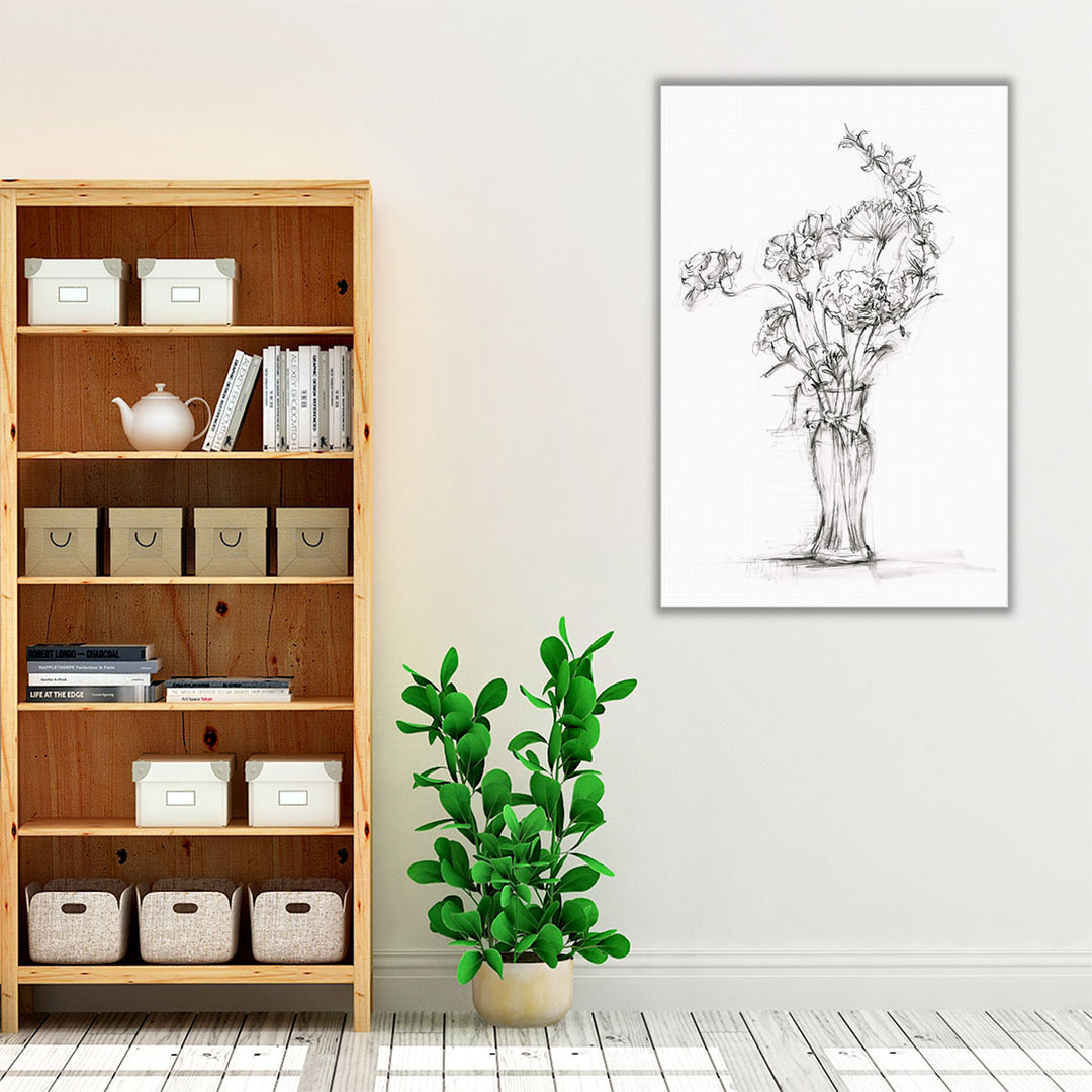 Wild Bouquet Study I - Canvas Print Wall Art