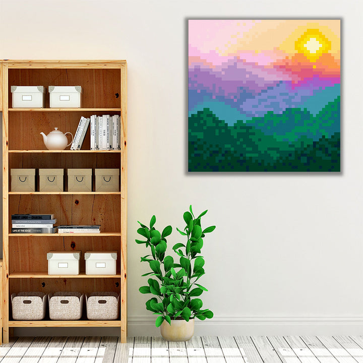 Fantasy Mountain I - Canvas Print Wall Art