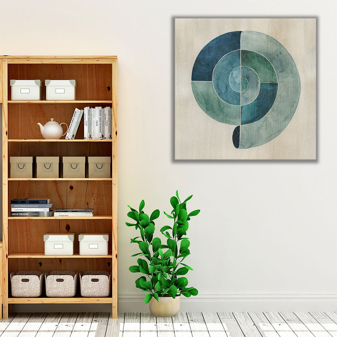 Simplified Nautilus II - Canvas Print Wall Art