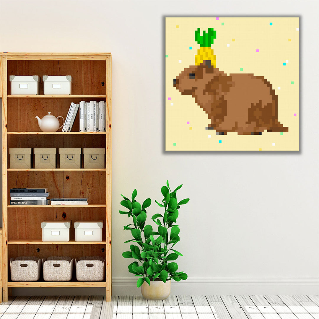 Capybara Party I - Canvas Print Wall Art