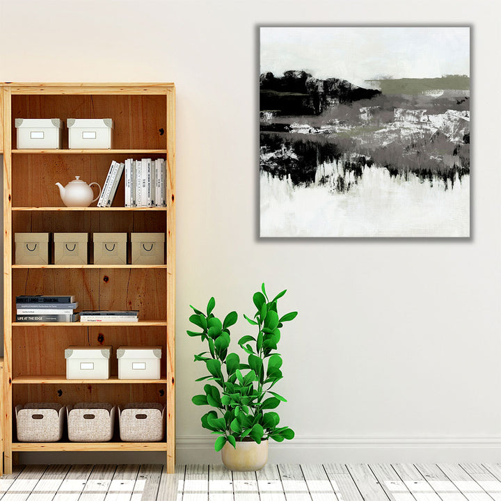 Charcoal Mist I - Canvas Print Wall Art