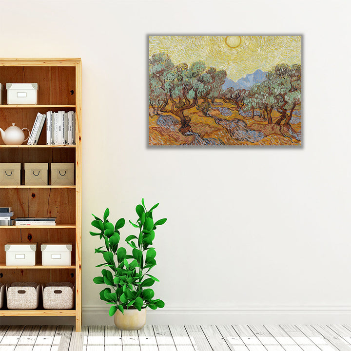 Olive Trees, 1889 - Canvas Print Wall Art
