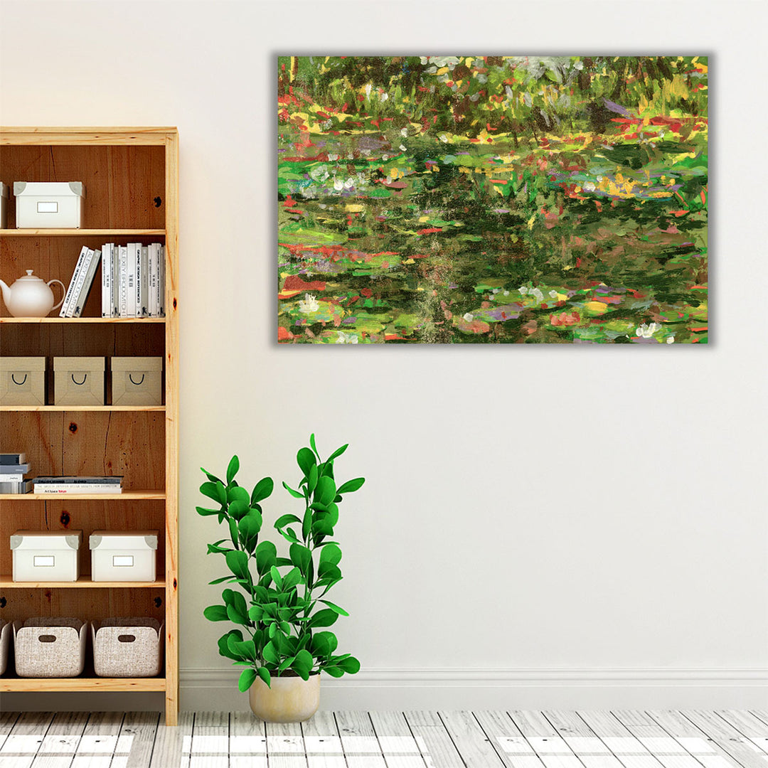 Waterlillies Cascade II - Canvas Print Wall Art