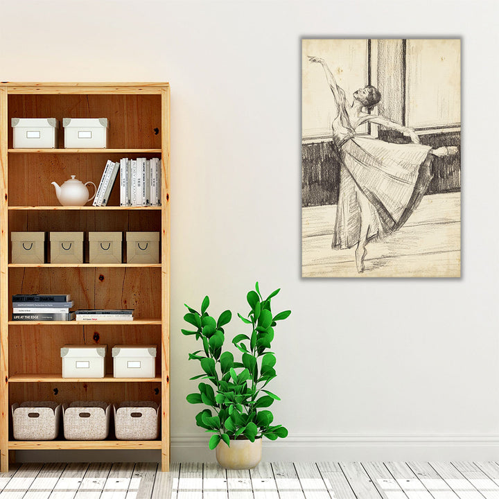 Whirling Ballet I - Canvas Print Wall Art