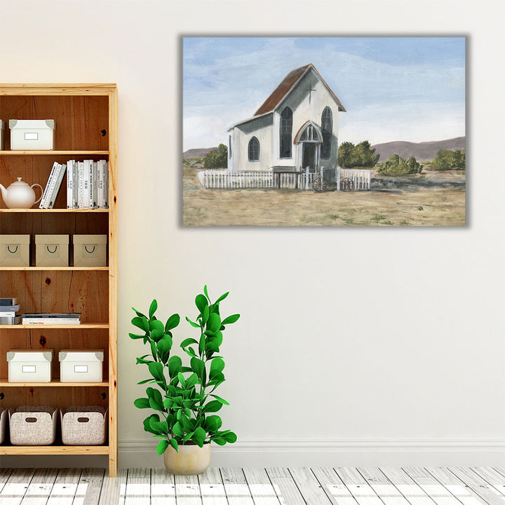 Desert Chapel II - Canvas Print Wall Art