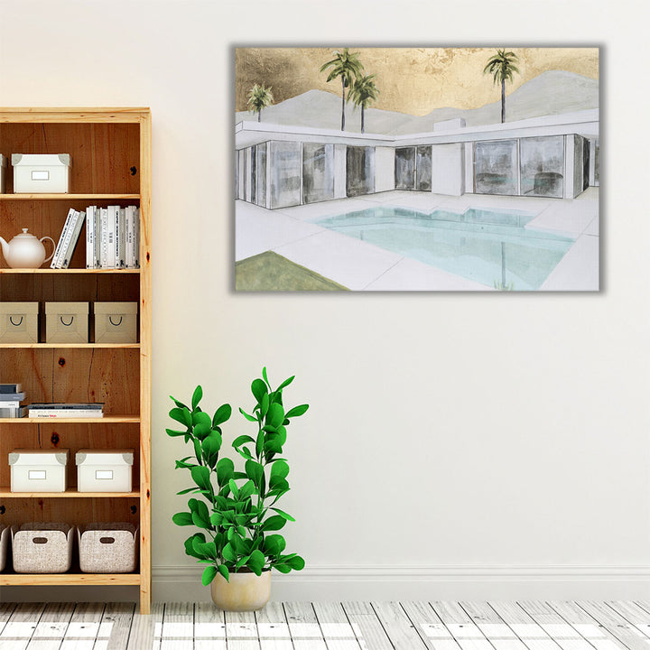 Mid-Century Metallic I - Canvas Print Wall Art