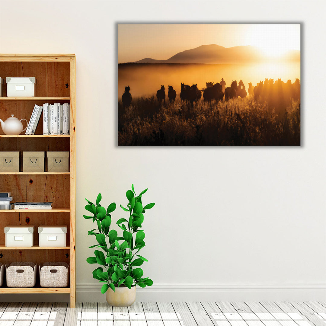 Coming in Hot - Canvas Print Wall Art