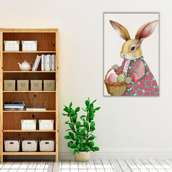 Easter Bun Bun II - Canvas Print Wall Art