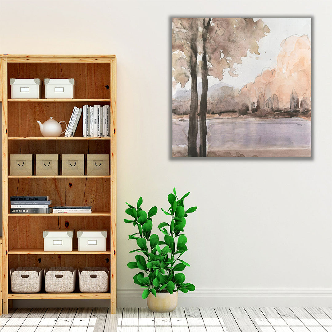 View Behind the Trees I - Canvas Print Wall Art