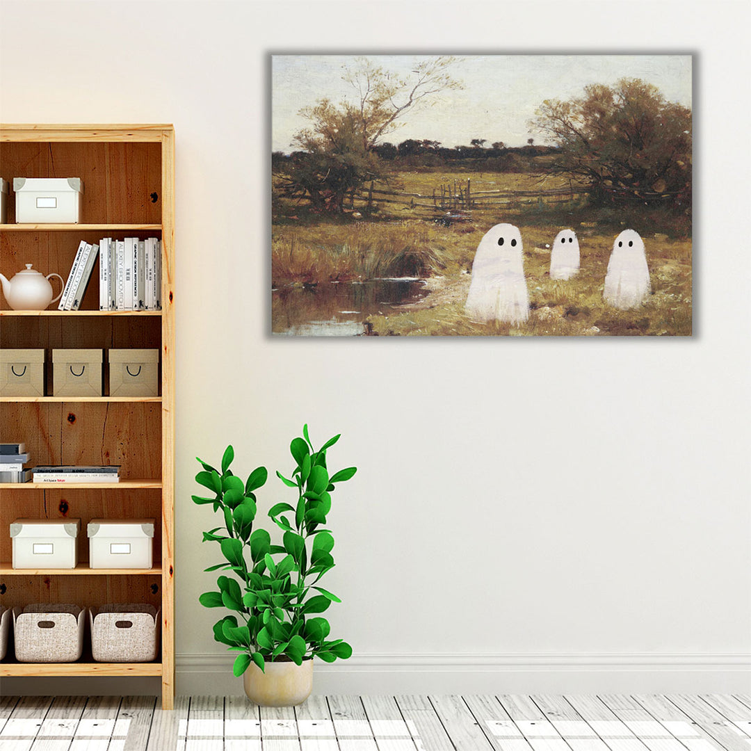 Antique Ghosties I - Canvas Print Wall Art