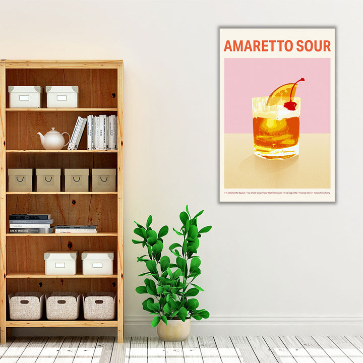 Cocktail Exhibition Poster II - Canvas Print Wall Art