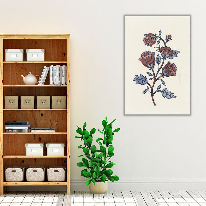 Hand Drawn Blooms I - Canvas Print Wall Art