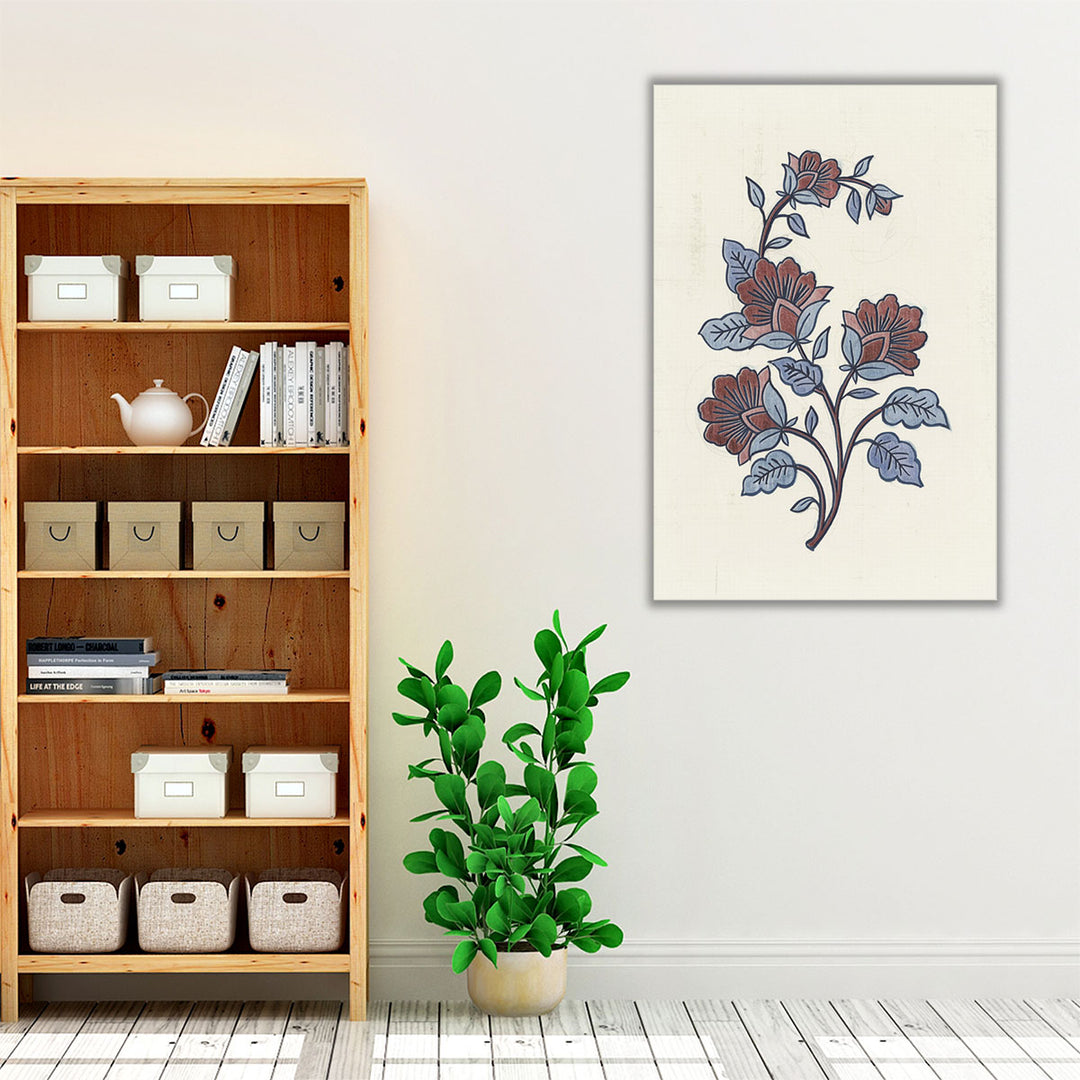 Hand Drawn Blooms II - Canvas Print Wall Art