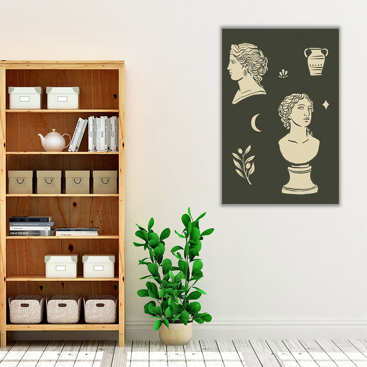 Statuary Collective I - Canvas Print Wall Art