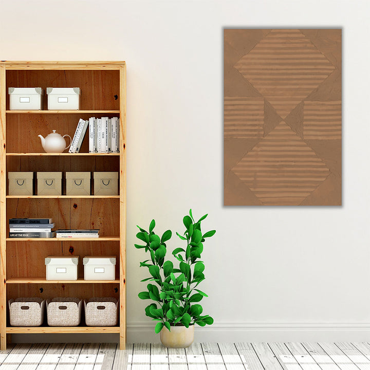 Terracotta Etching I - Canvas Print Wall Art