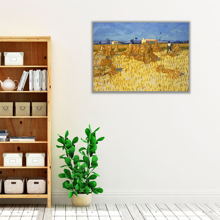 Harvest in Provence, 1888 - Canvas Print Wall Art
