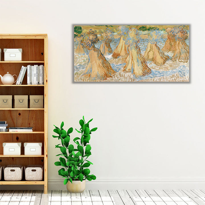 Sheaves of Wheat, 1890 - Canvas Print Wall Art