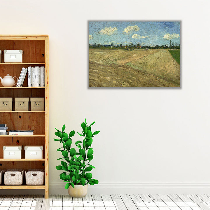 Geploegde Akkers, 1888 - Canvas Print Wall Art