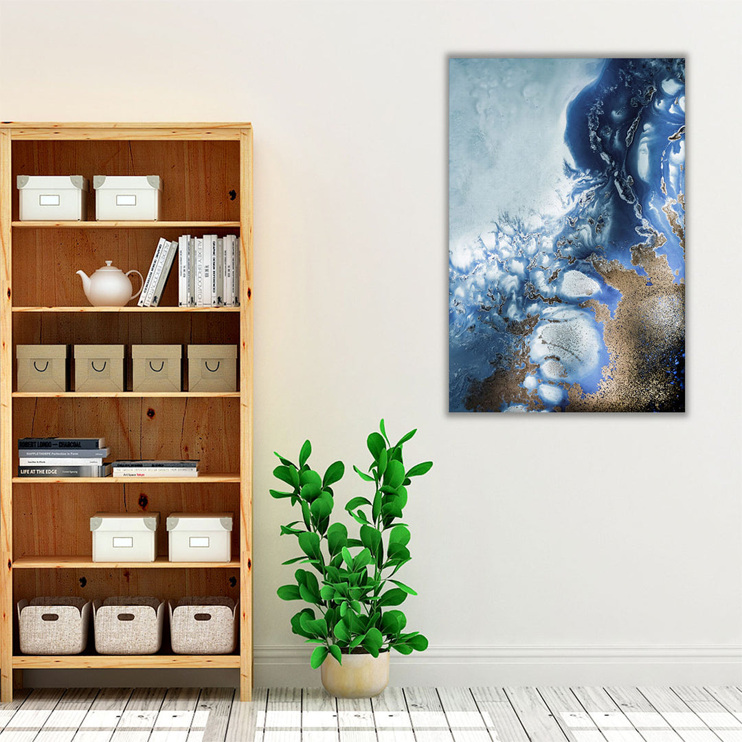 Ocean Wave Waltz  2 - Canvas Print Wall Art