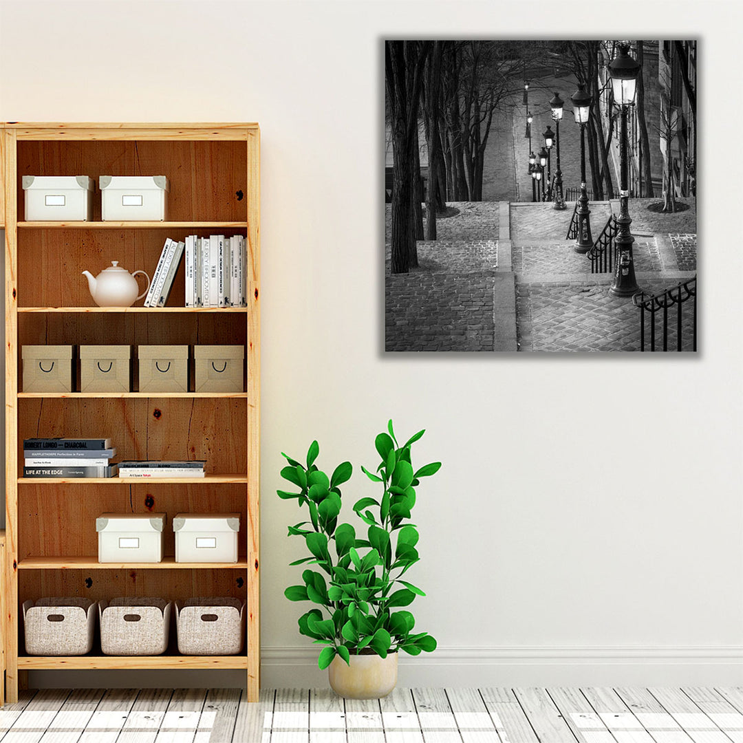 Calm Evening at Montmartre - Canvas Print Wall Art