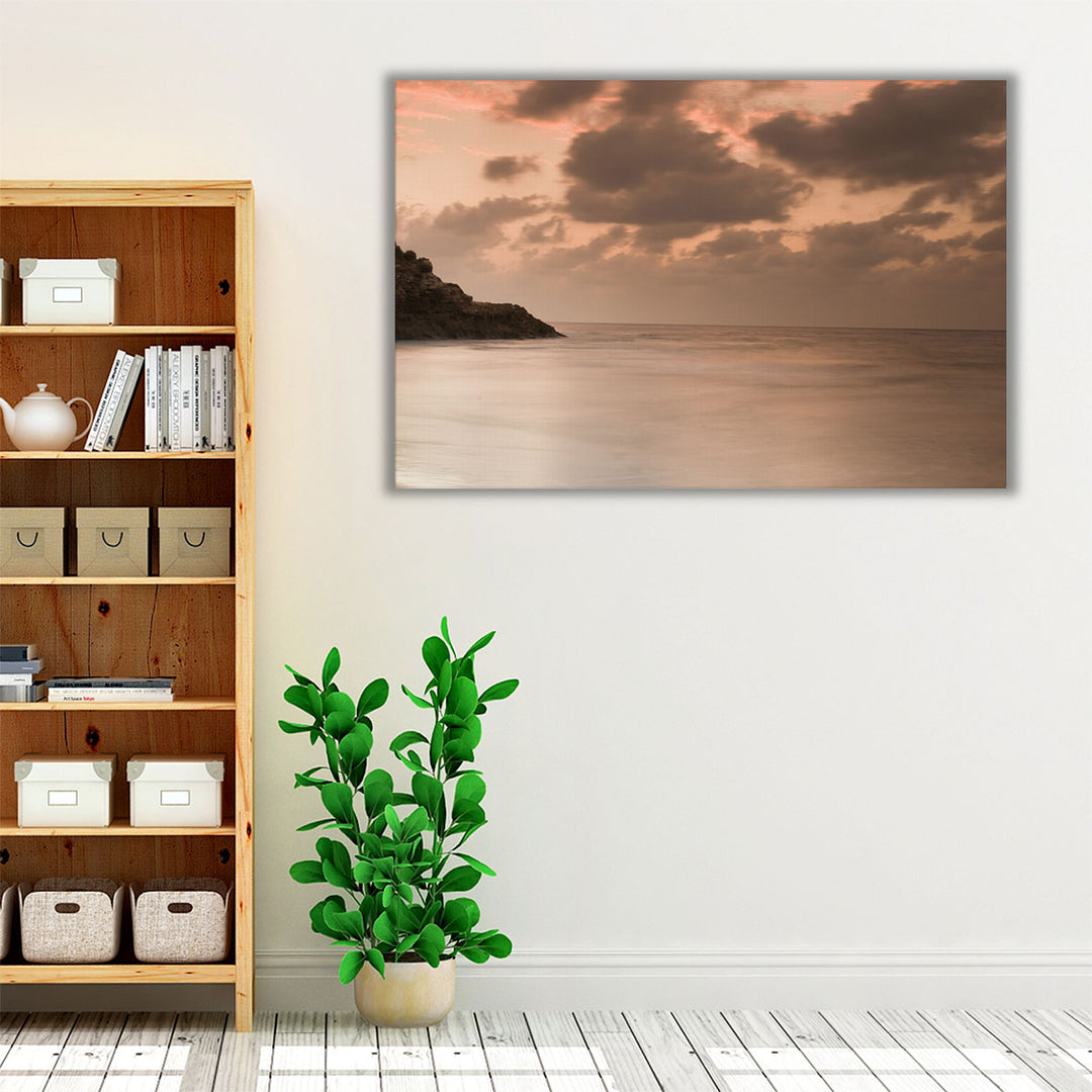 Sea against Sky, Palmahim Beach, Israel - Canvas Print Wall Art