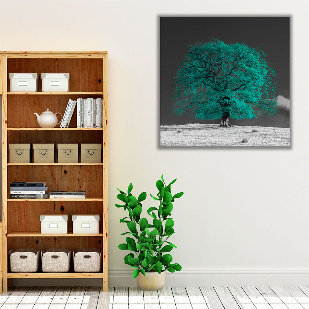 Tree on a Hill - Canvas Print Wall Art