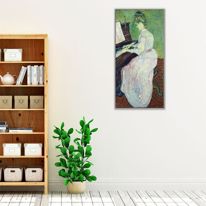 Marguerite Gachet at the Piano, 1890 - Canvas Print Wall Art