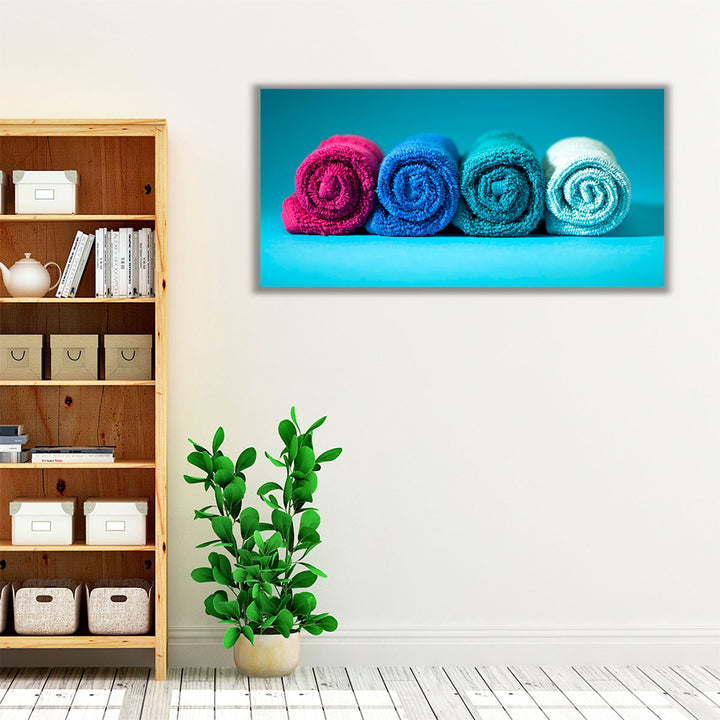 Rolled Towels - Canvas Print Wall Art