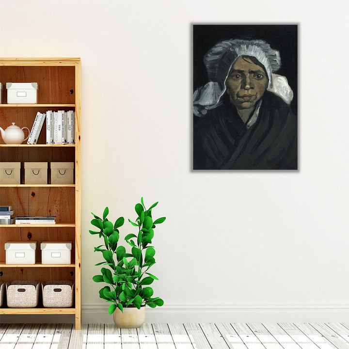 Head of a Peasant Woman, 1884 - Canvas Print Wall Art